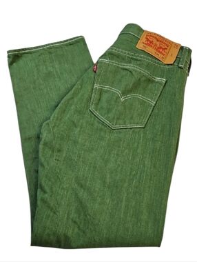 Levi's 501 Green Jeans, 34/32